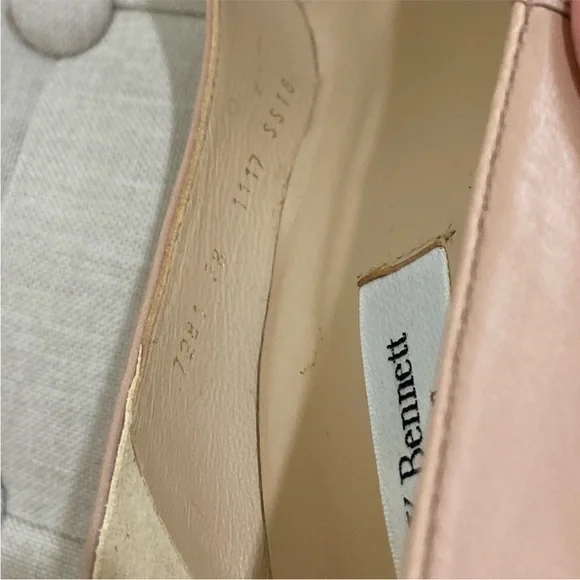 Elegant L.K. Bennet Nude Leather Pumps/Heels Size 8 - Picture 12 of 14
